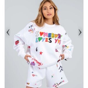 Mayfair x @iscreamcolour Somebody
Loves You Sweatshorts